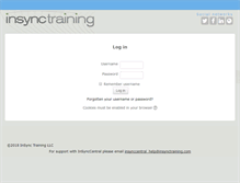 Tablet Screenshot of insynccentral.com